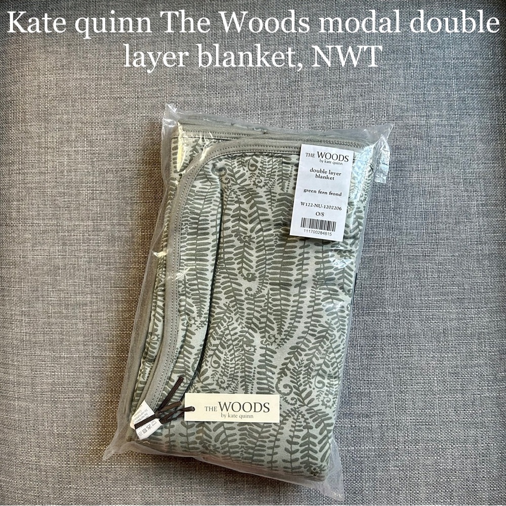 Kate Quinn modal double layer blanket